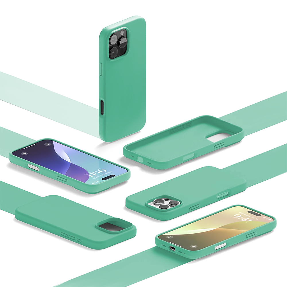 Husa Soft Silicone - iPhone 16 Pro Max - Webster Green