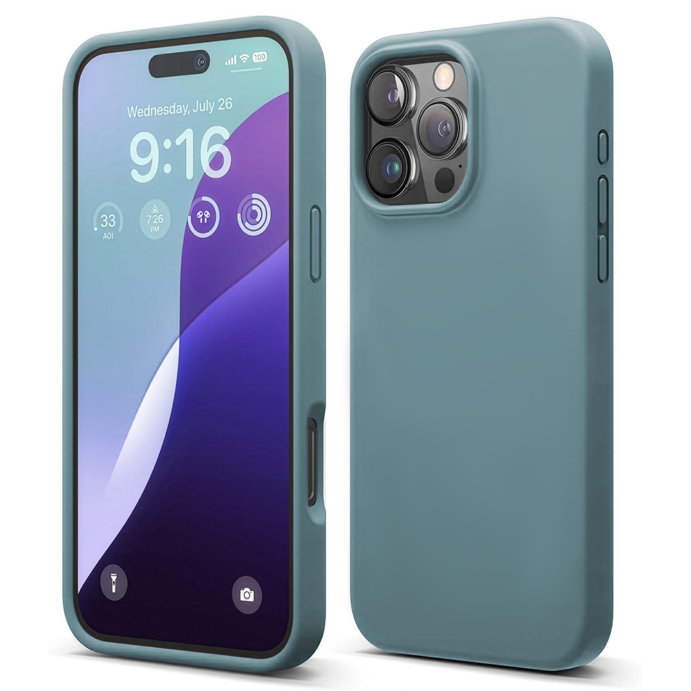 Husa Soft Silicone - iPhone 16 Pro - Midnight Blue