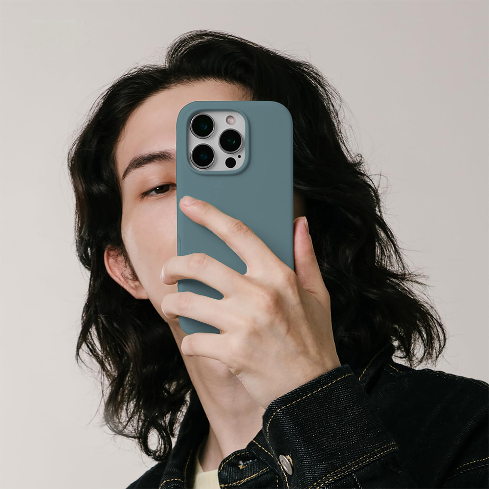 Husa Soft Silicone - iPhone 16 Pro - Midnight Blue