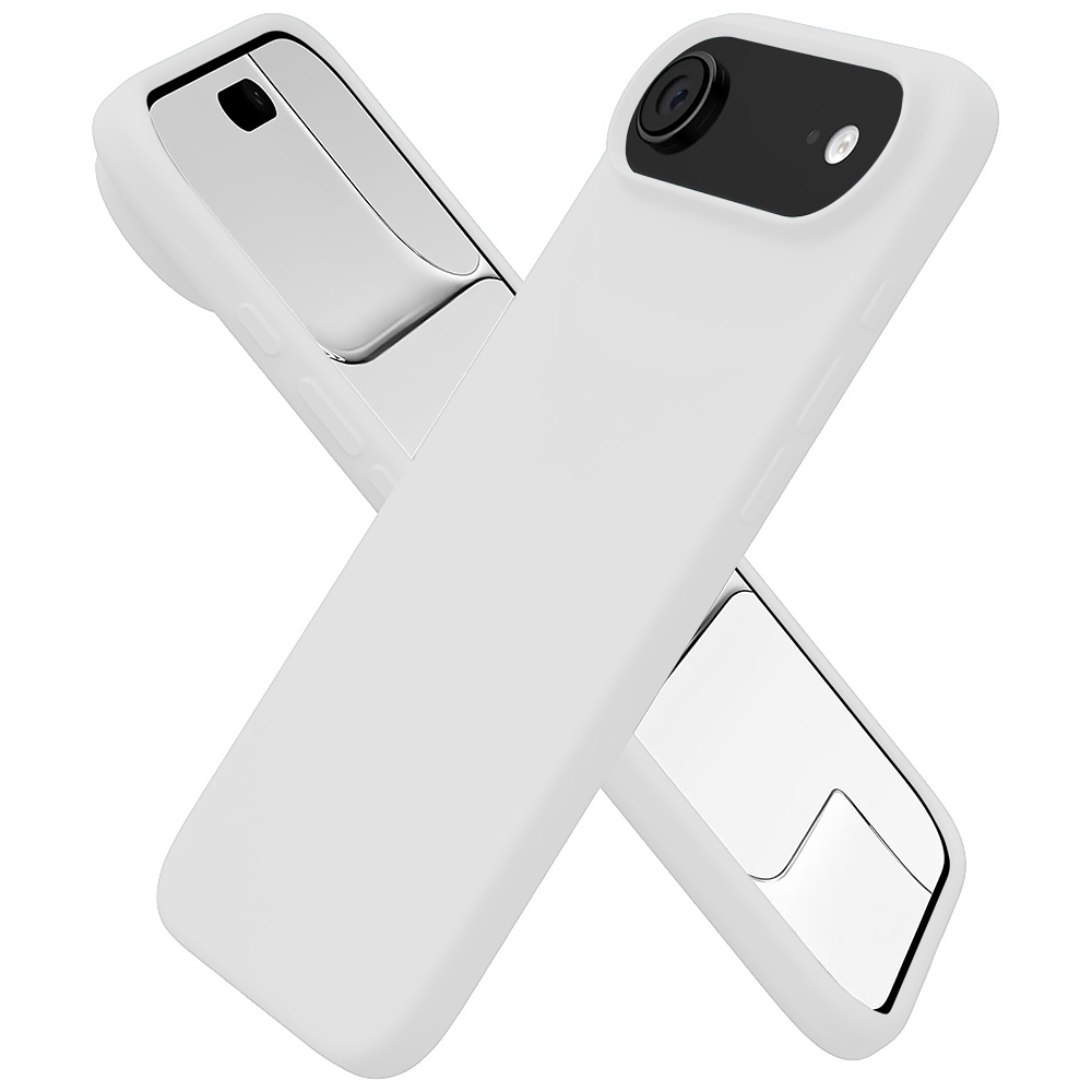 Husa Soft Silicone - iPhone 17 Air - Alb