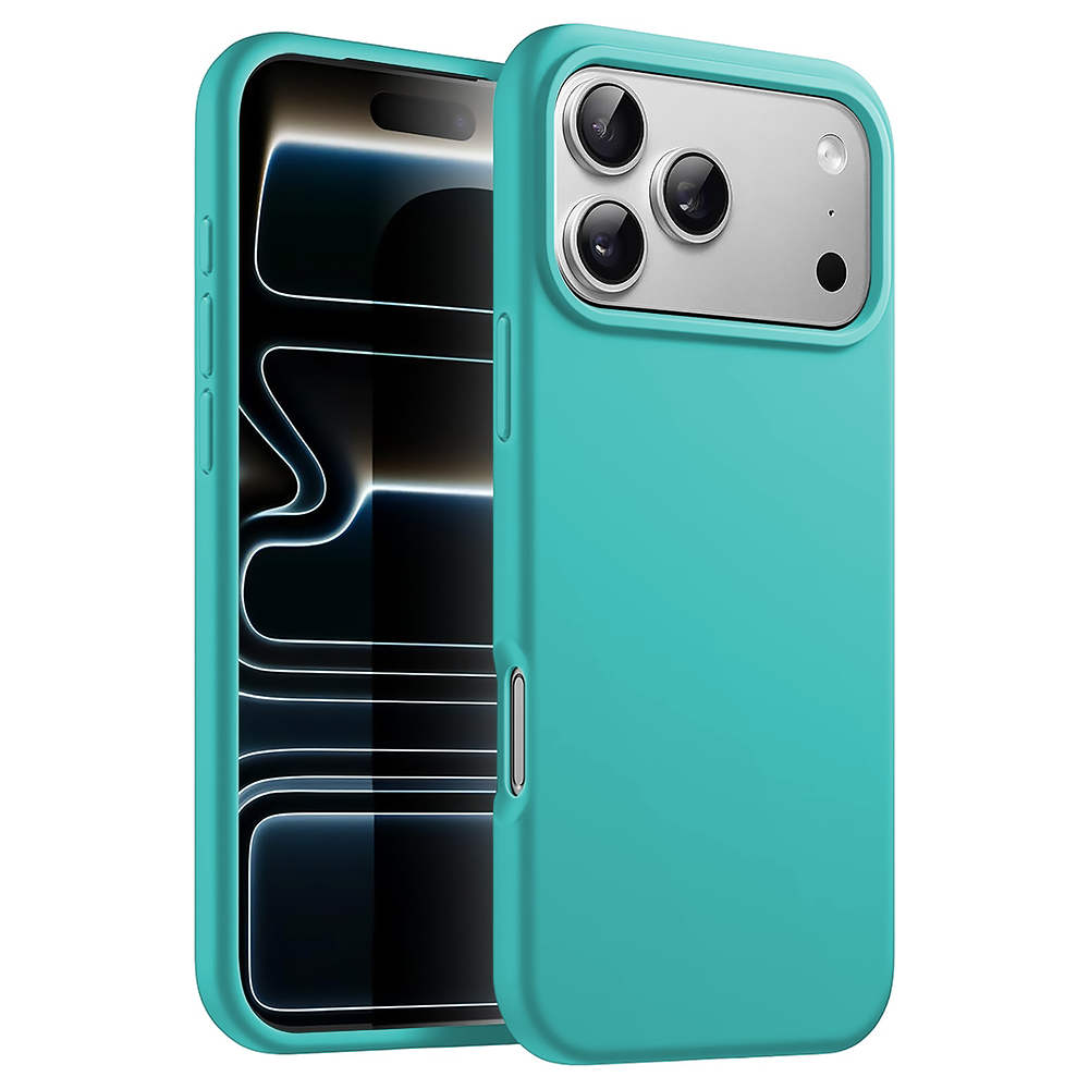 Husa Soft Silicone - iPhone 17 Pro Max - Turqoise