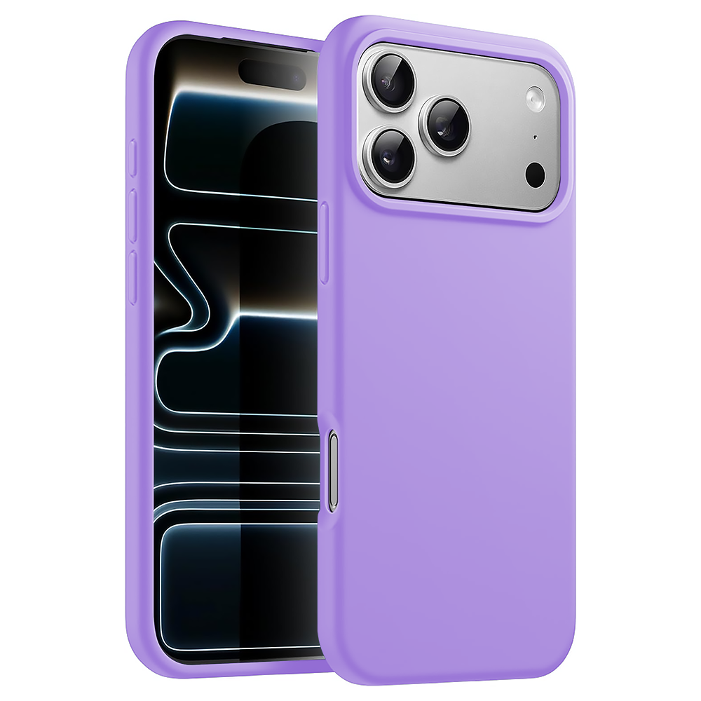 Husa Soft Silicone - iPhone 17 Pro Max - Light Lilac