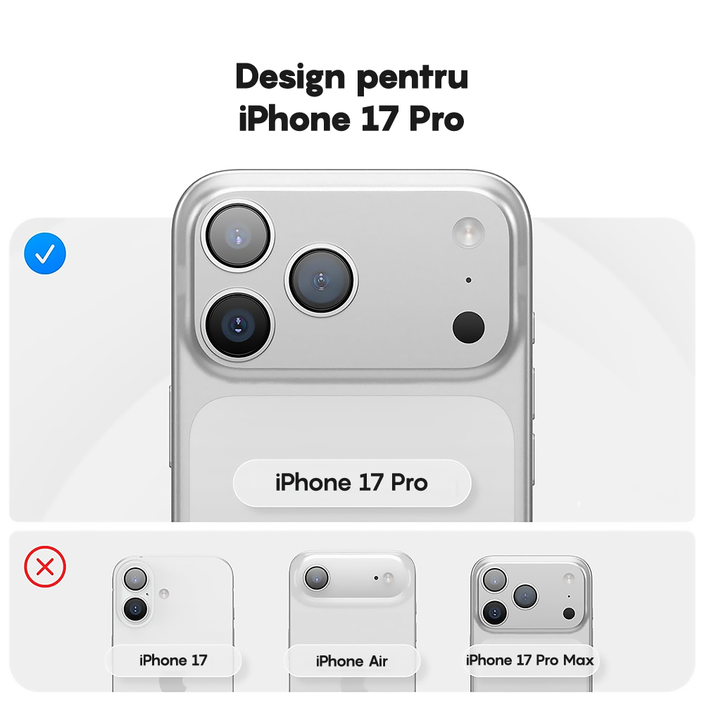 Husa Soft Silicone - iPhone 17 Pro - Roz