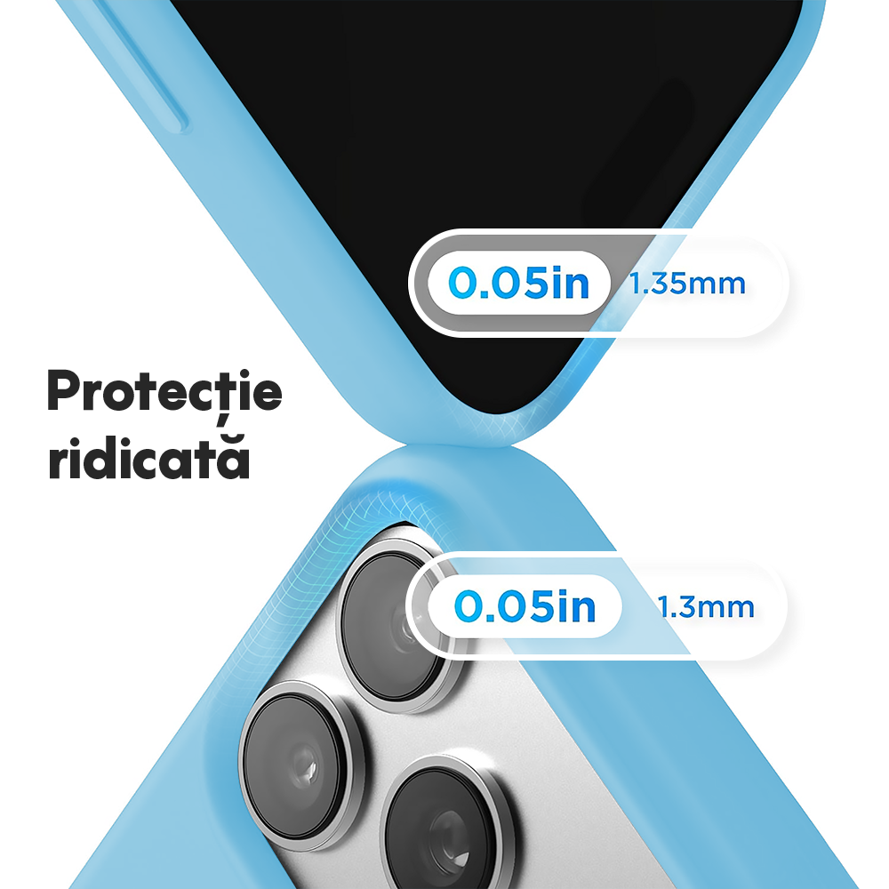 Soft Silicone Case - iPhone 17 Pro - Cadet Blue