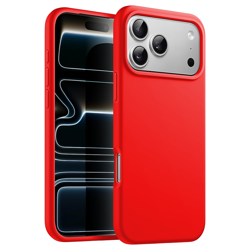 Husa Soft Silicone - iPhone 17 Pro - Red