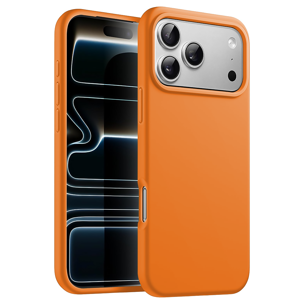 Husa Soft Silicone - iPhone 17 Pro - Nectarine