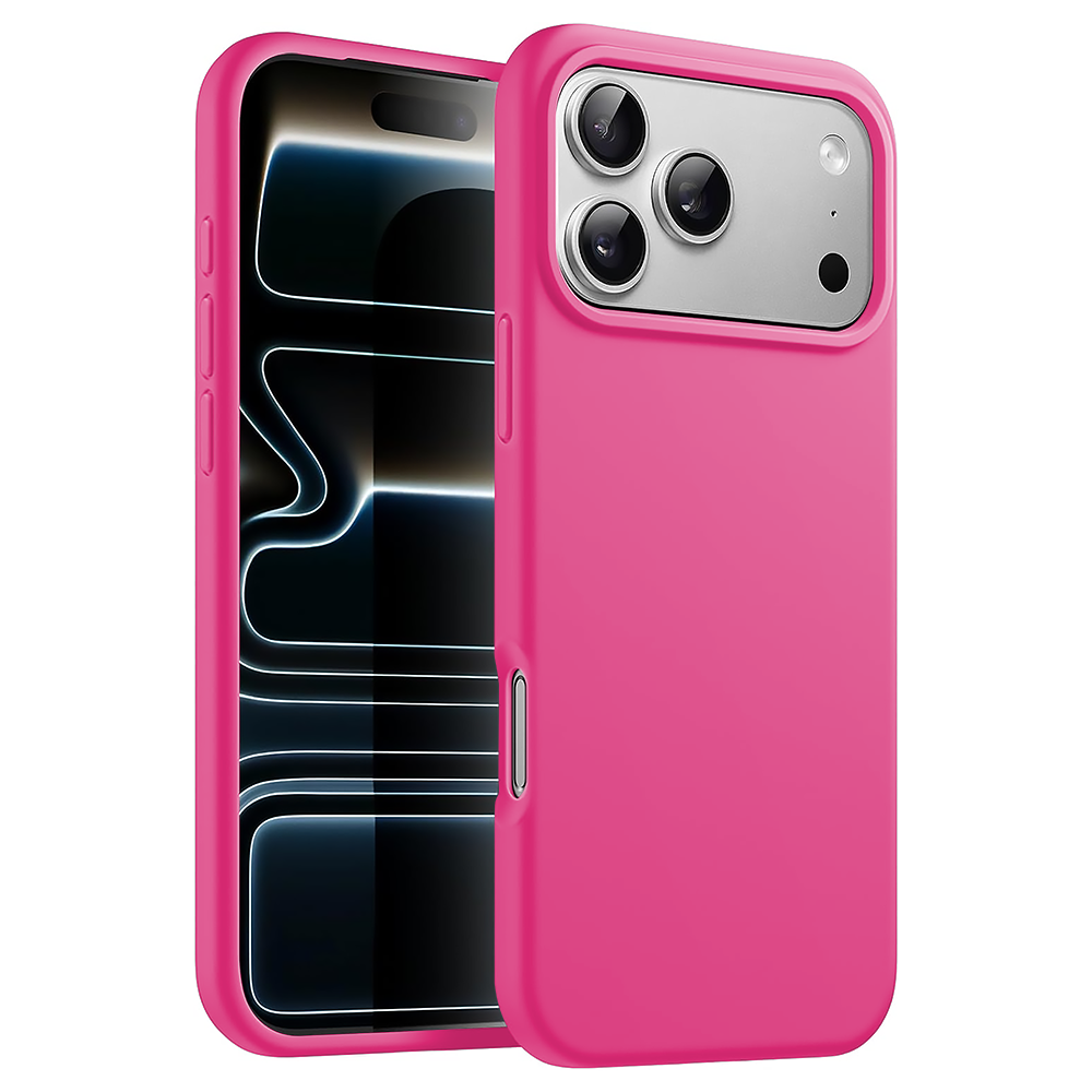 Husa Soft Silicone - iPhone 17 Pro - Fuchsia