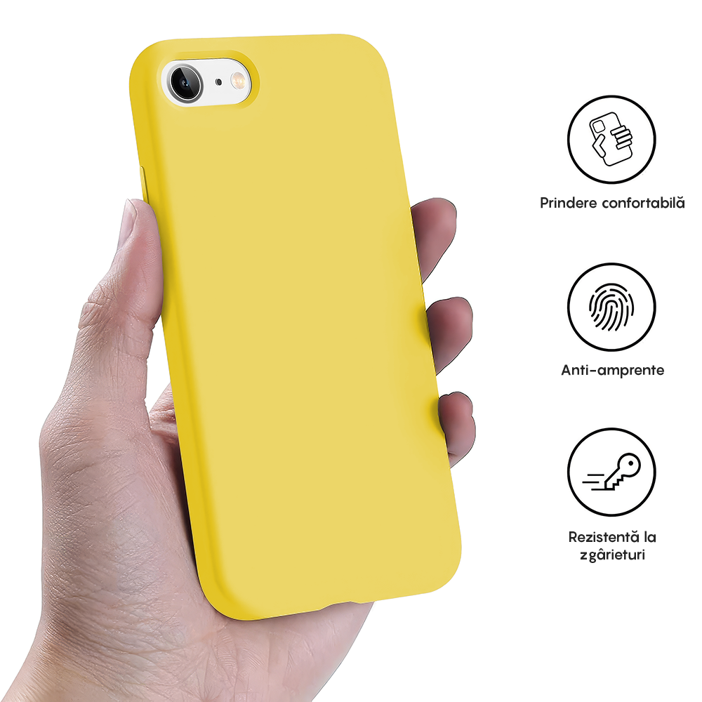 Soft Silicone Case - iPhone 7/8/SE2 - Yellow