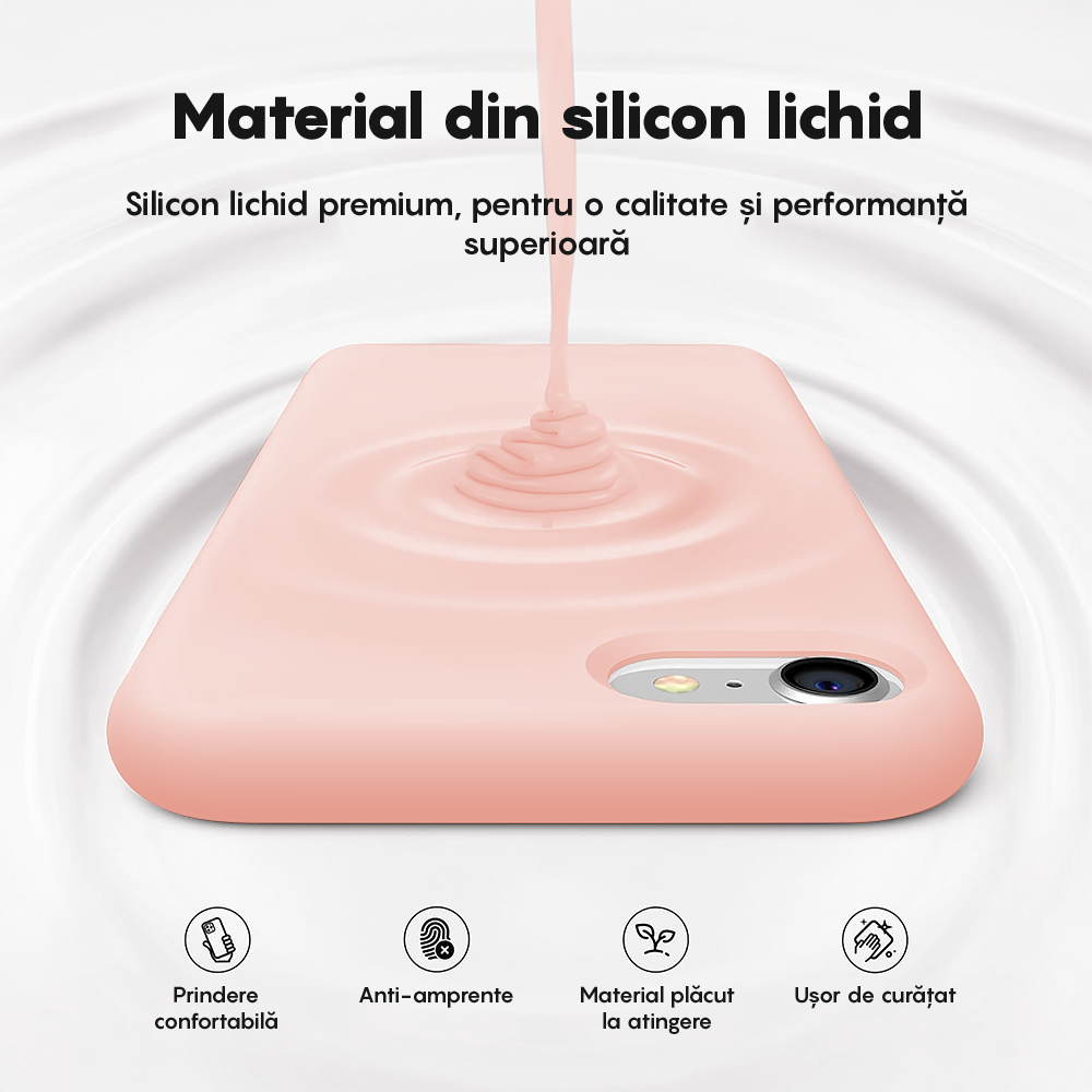 Soft Silicone Case - iPhone 7/8/SE2 - Pink Sand