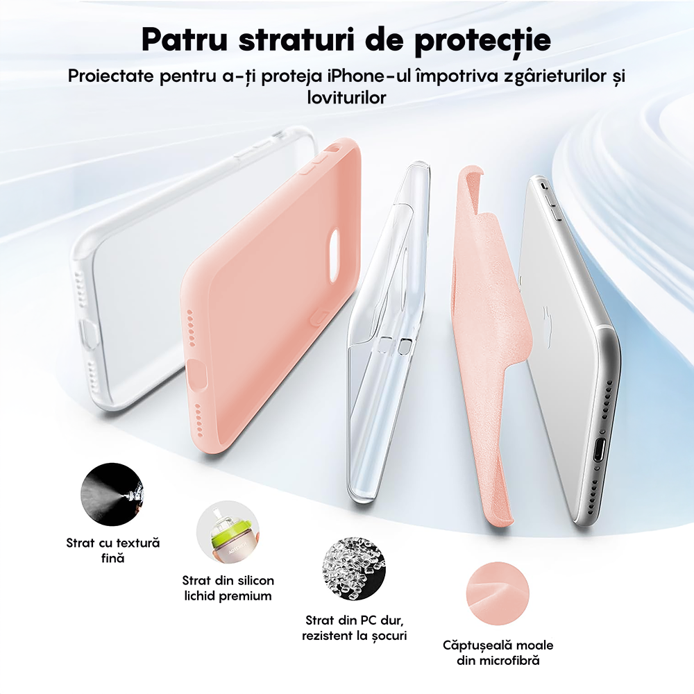 Soft Silicone Case - iPhone 7/8/SE2 - Pink Sand