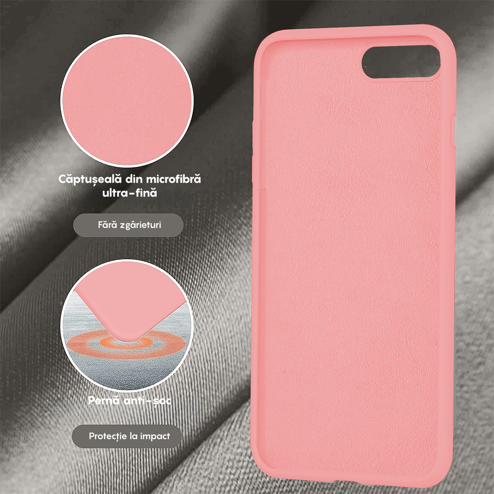 Husa Soft Silicone - iPhone 7 Plus/8 Plus - Roz
