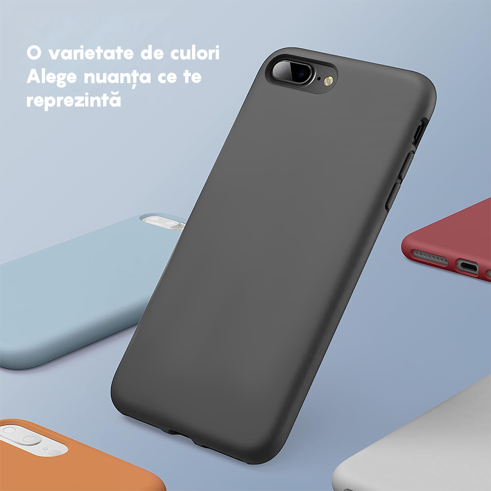 Soft Silicone Case - iPhone 7 Plus/8 Plus - Dark Gray