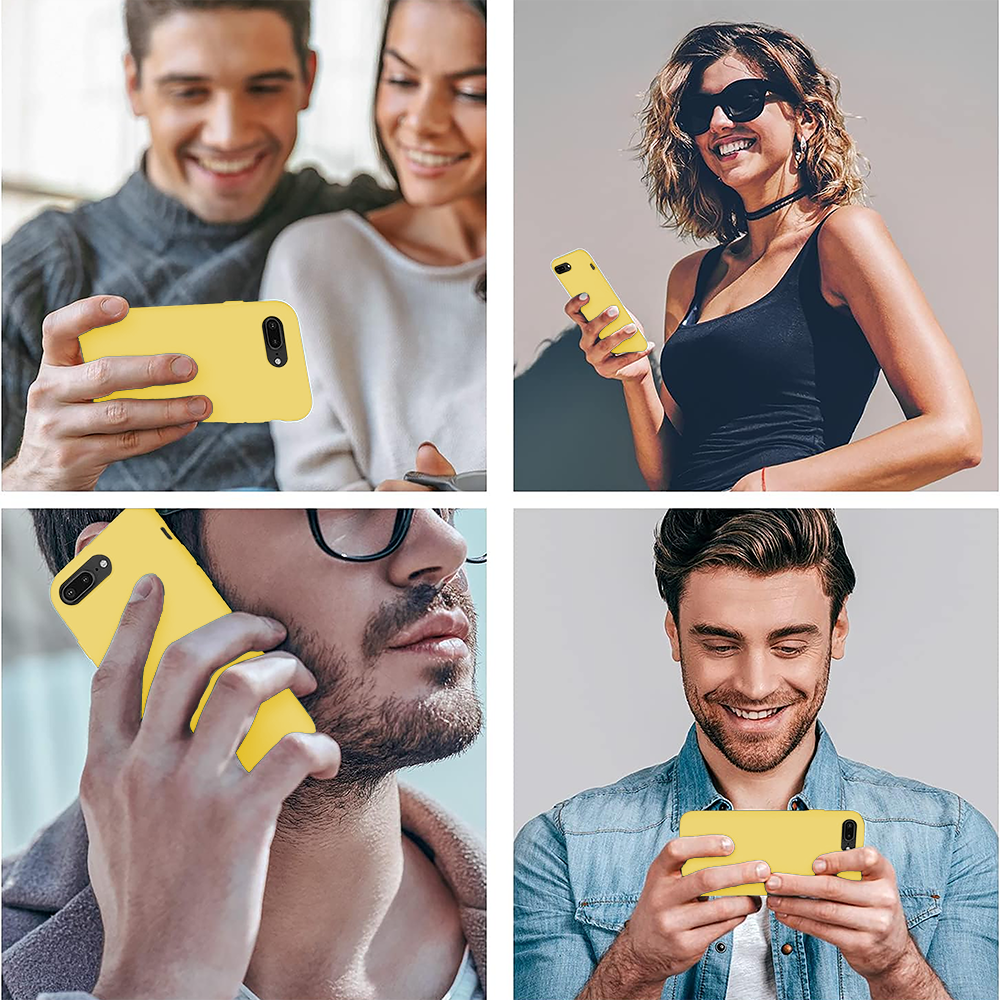 Soft Silicone Case - iPhone 7 Plus/8 Plus - Yellow