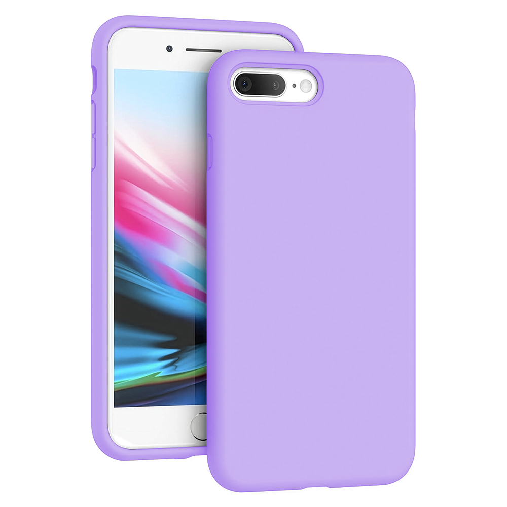 Soft Silicone Case - iPhone 7 Plus/8 Plus - Light Lilac
