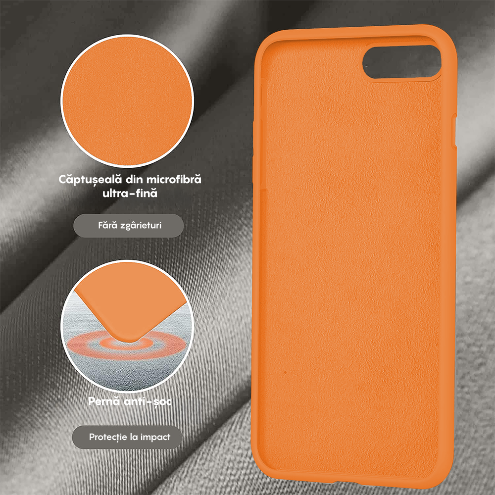 Soft Silicone Case - iPhone 7 Plus/8 Plus - Nectarine