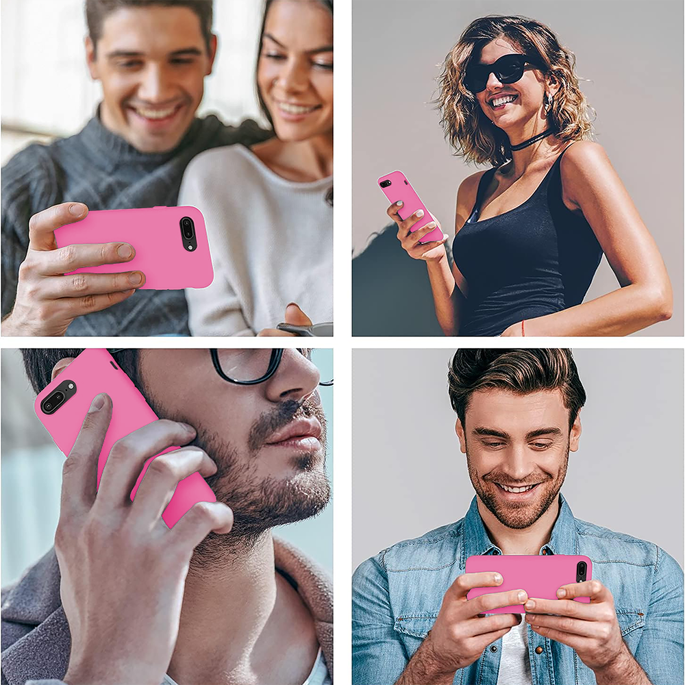 Soft Silicone Case - iPhone 7 Plus/8 Plus - Fuchsia