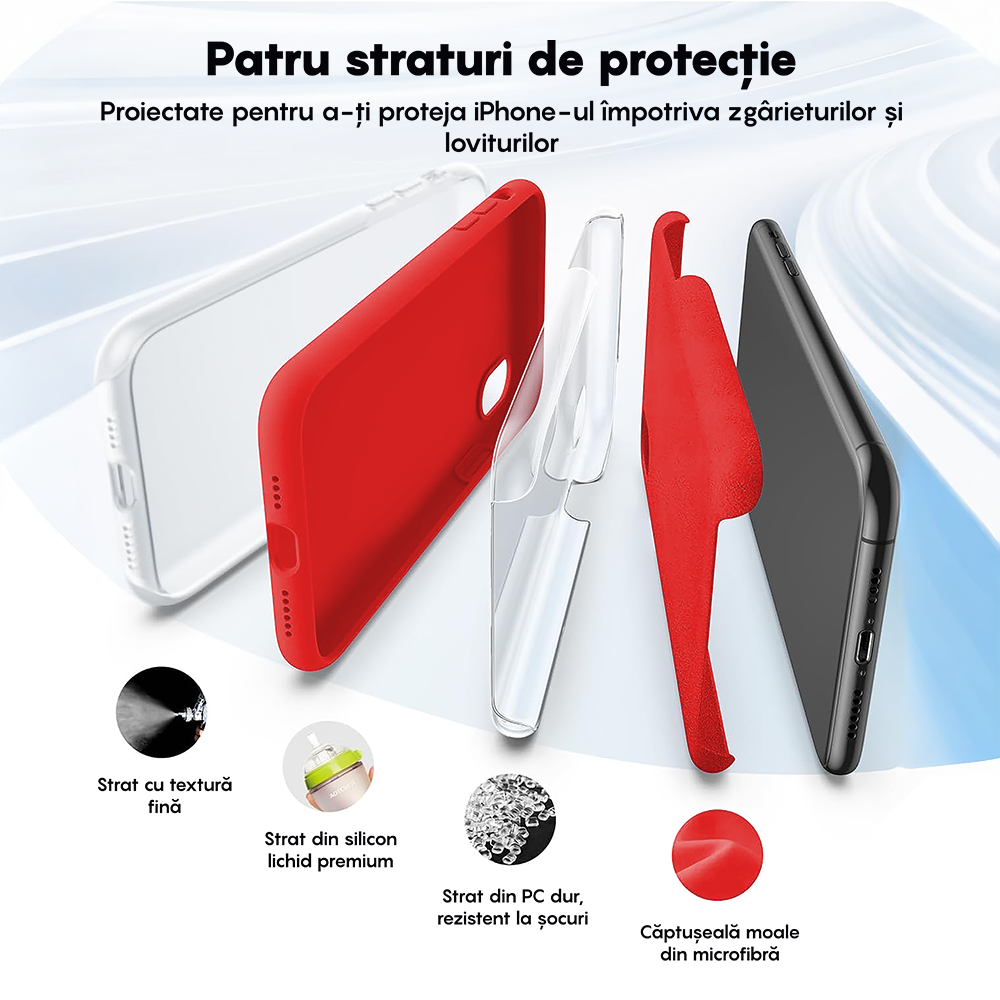Husa Soft Silicone - iPhone XR - Red