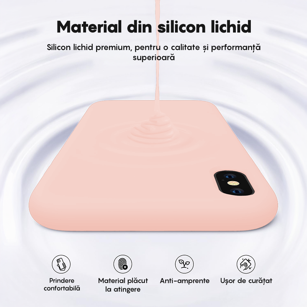 Husa Soft Silicone - iPhone XR - Pink Sand