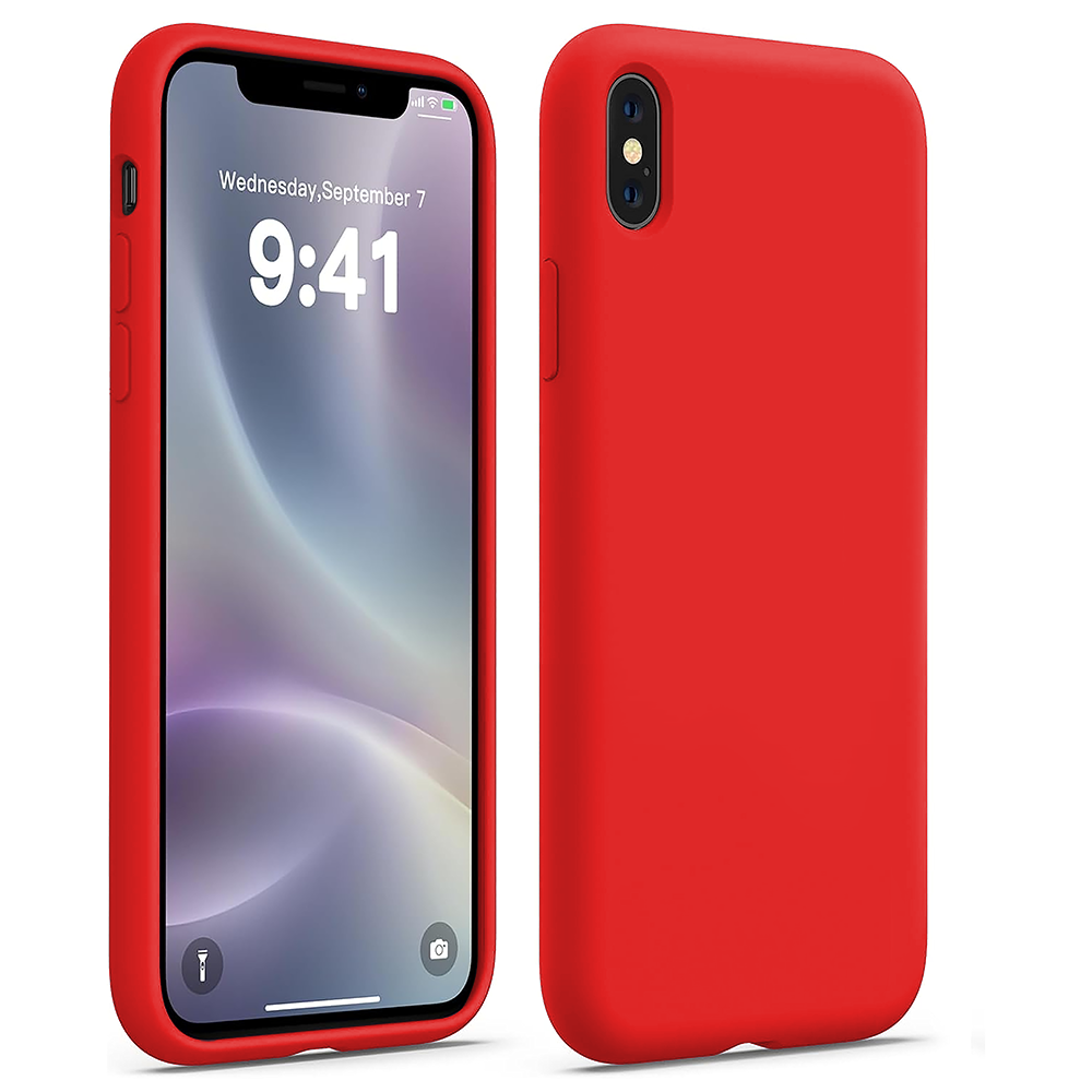 Husa Soft Silicone - iPhone XS Max - Red