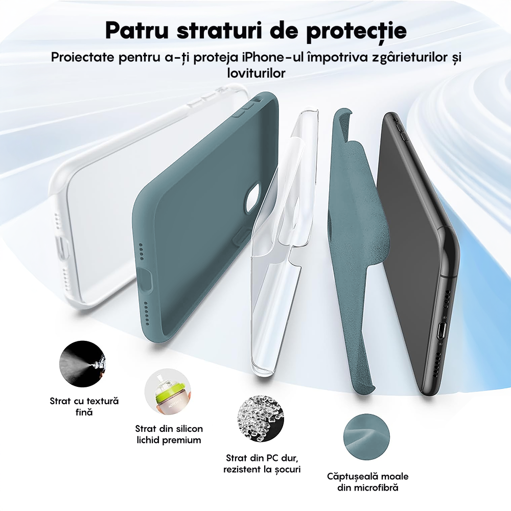 Husa Soft Silicone - iPhone XS Max - Midnight Blue