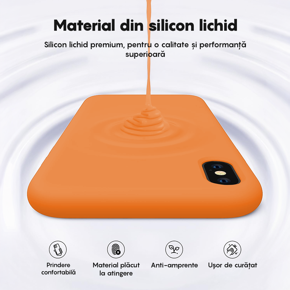 Husa Soft Silicone - iPhone X/XS - Nectarine