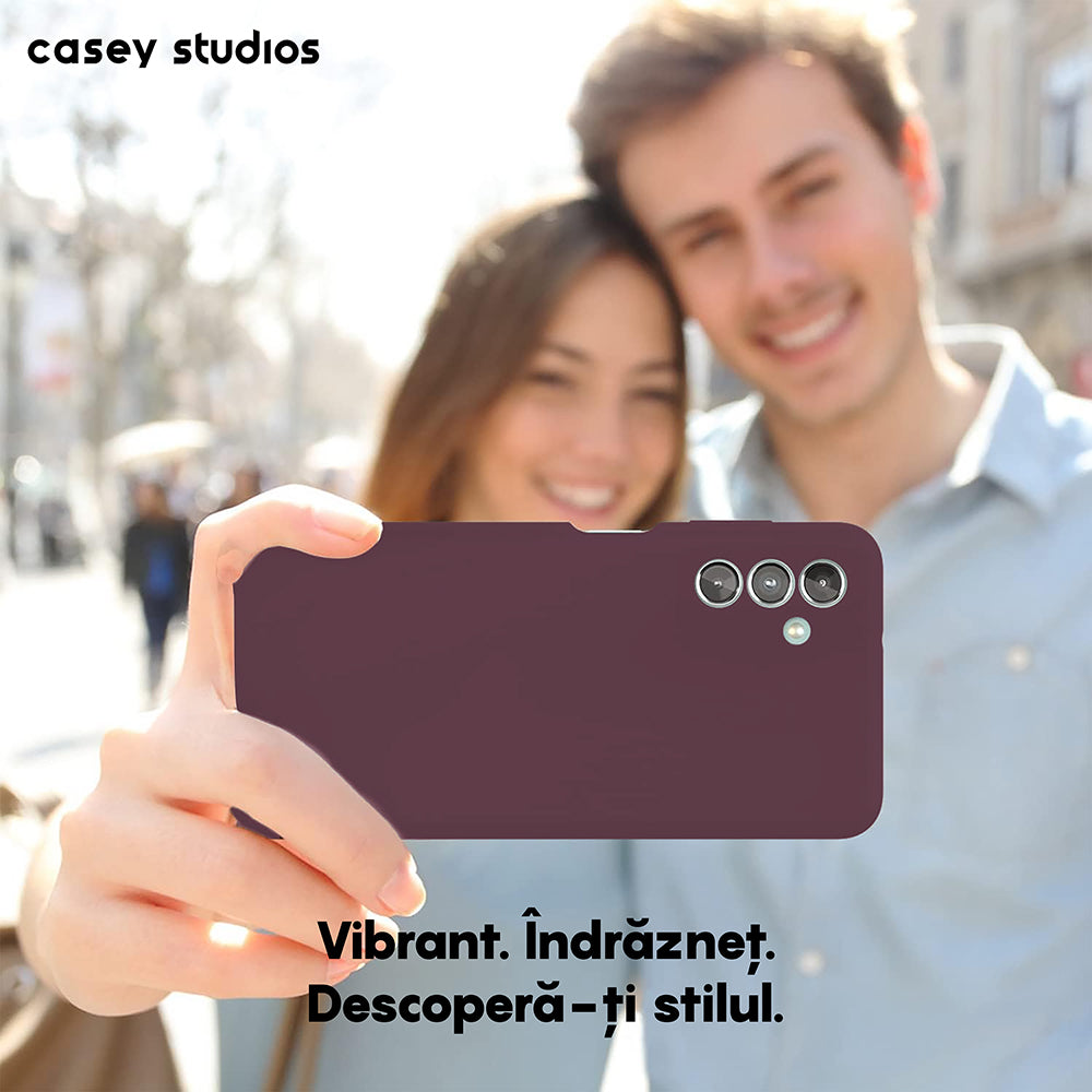 Soft Silicone Case - Samsung Galaxy A13 5G/A04s/M13 5G - Burgundy