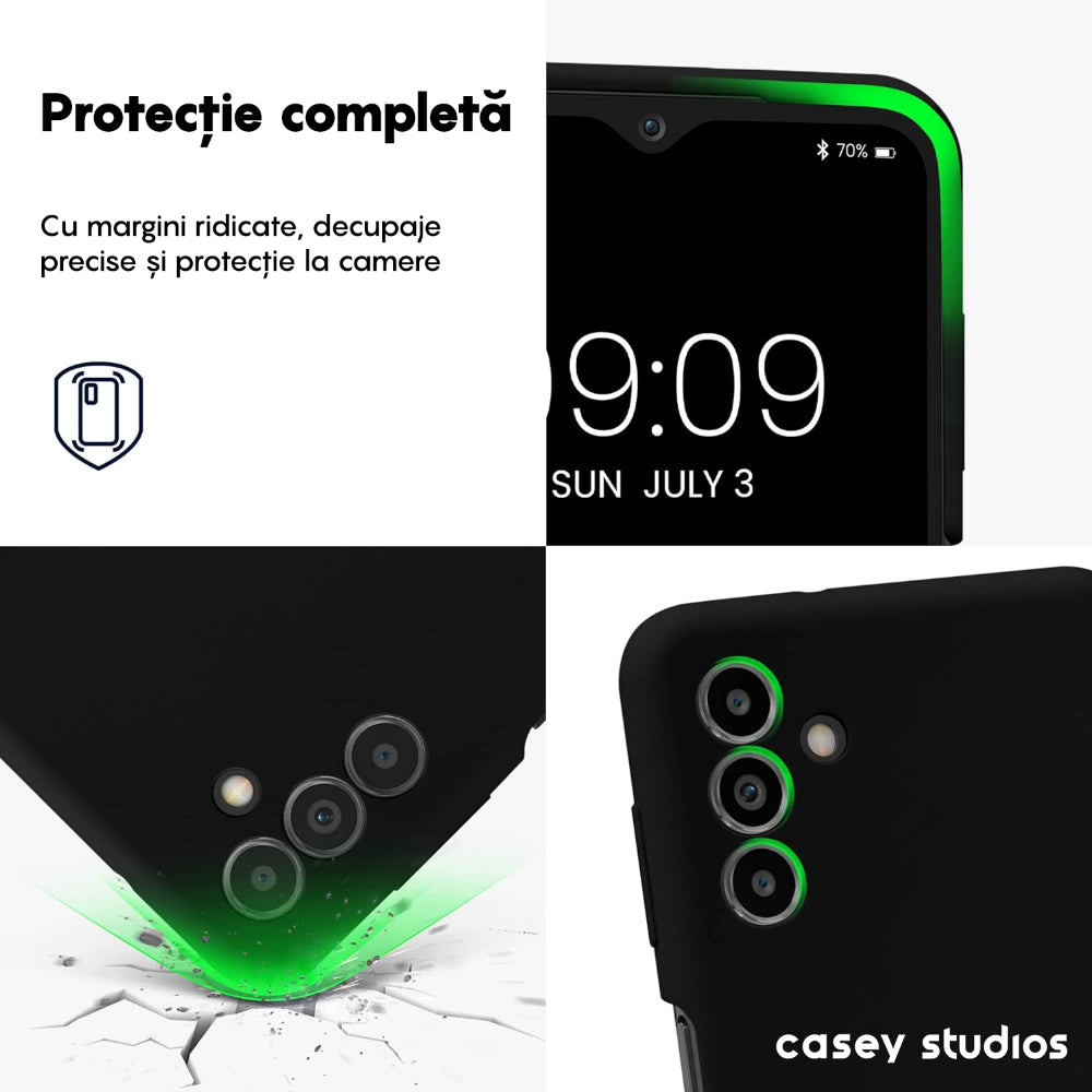 Soft Silicone Case - Samsung Galaxy A13 5G/A04s/M13 5G - Black