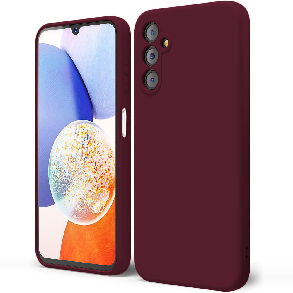 Soft Silicone Case - Samsung Galaxy A14 4G/5G - Burgundy