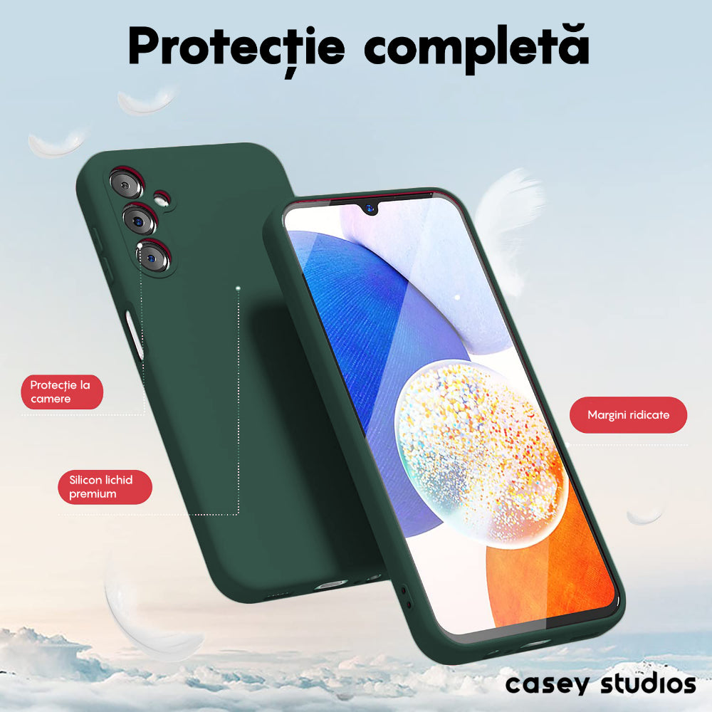 Husa Soft Silicone - Samsung Galaxy A34 - Webster Green