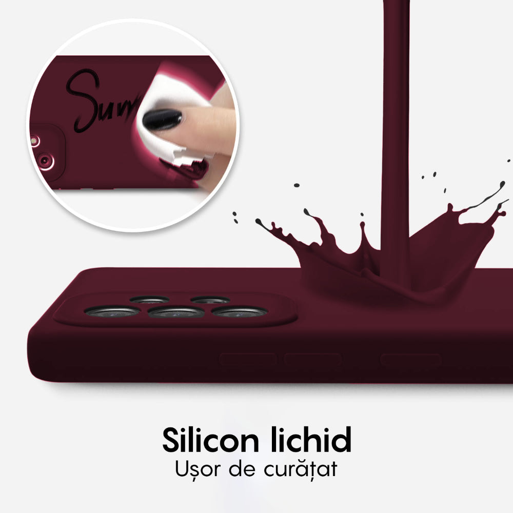 Soft Silicone Cover - Samsung Galaxy A52 4G/A52 5G/A52S 5G - Burgundy