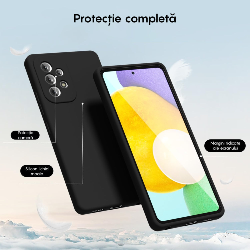Husa Soft Silicone - Samsung Galaxy A52 4G/A52 5G/A52S 5G - Negru