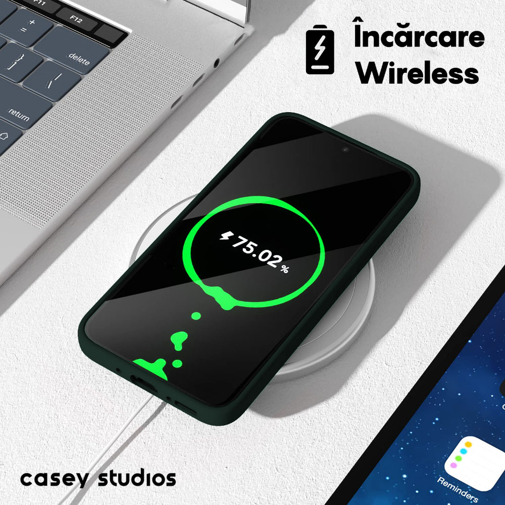 Husa Soft Silicone - Samsung Galaxy A54 - Webster Green