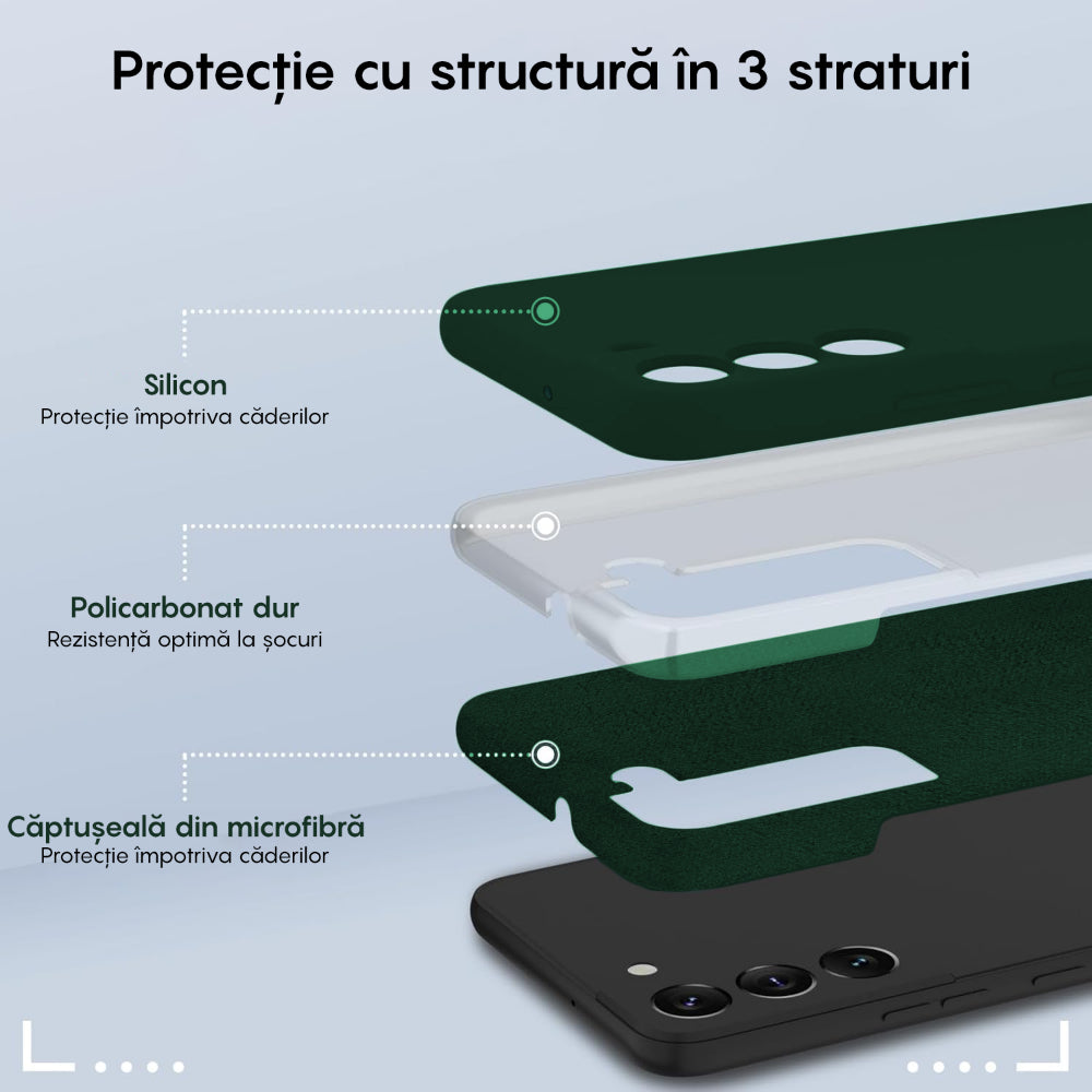 Soft Silicone Case - Samsung Galaxy S22 - Dark Marine Green