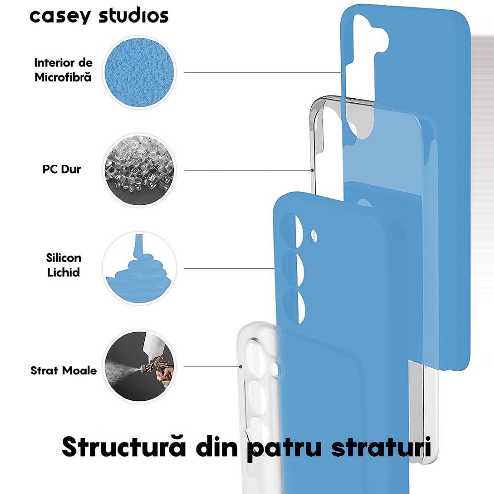 Husa Soft Silicone - Samsung Galaxy S23 - Cadet Blue