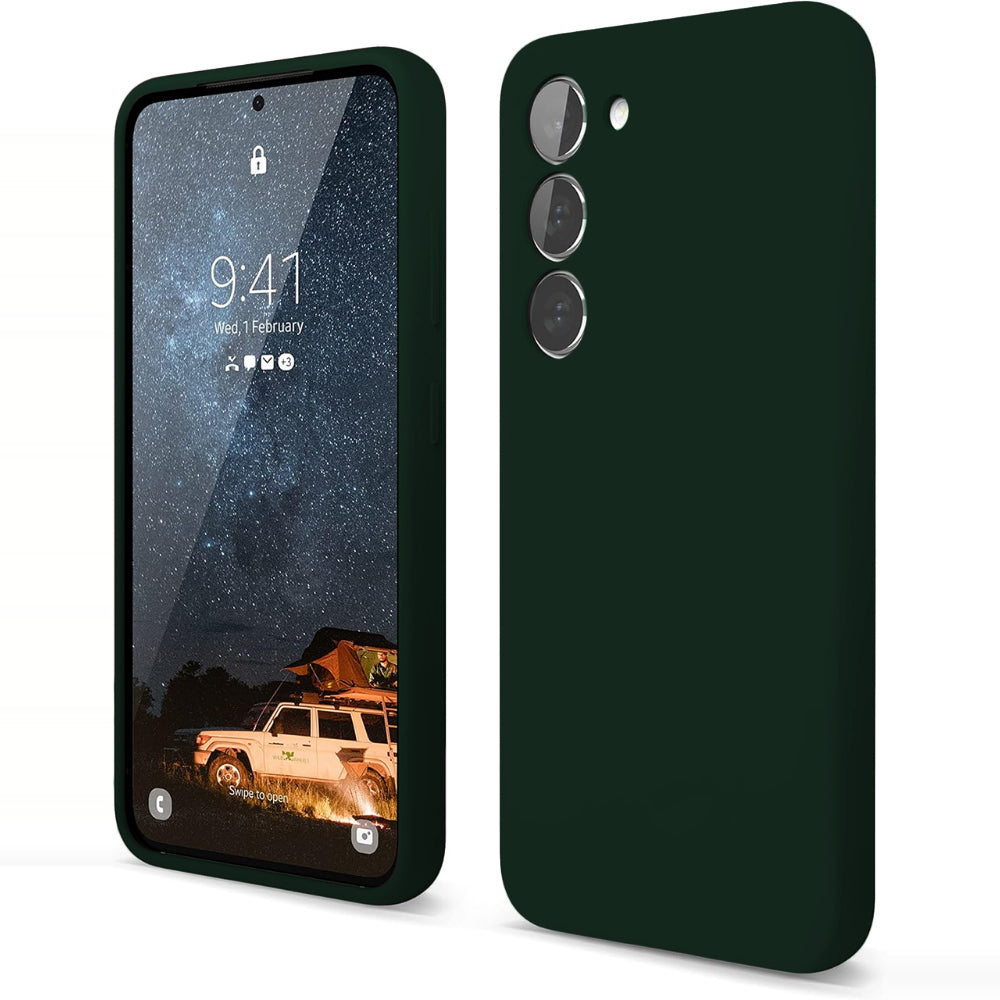 Husa Soft Silicone - Samsung Galaxy S23 - Dark Marine Green