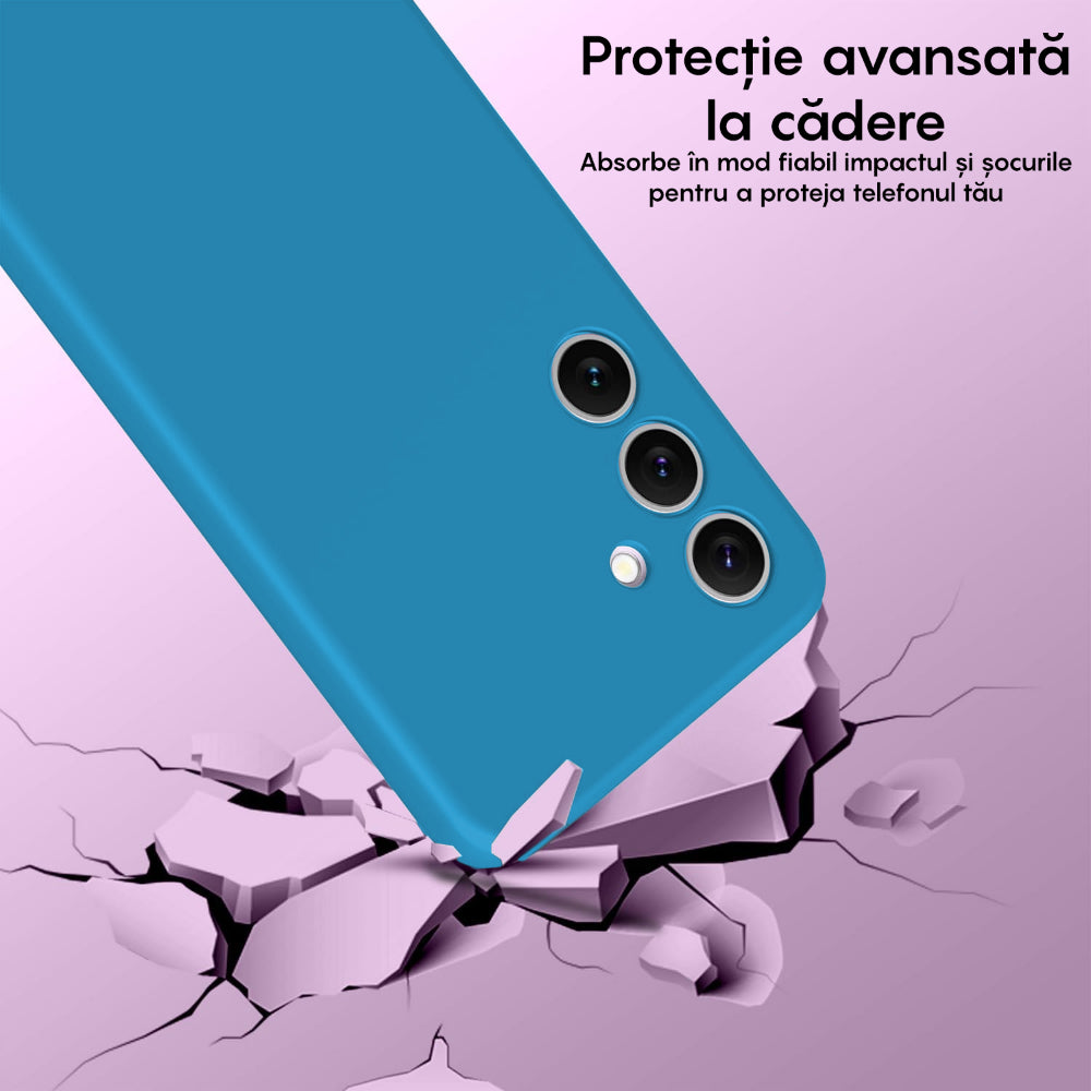 Husa Soft Silicone - Samsung Galaxy S24 - Cadet Blue