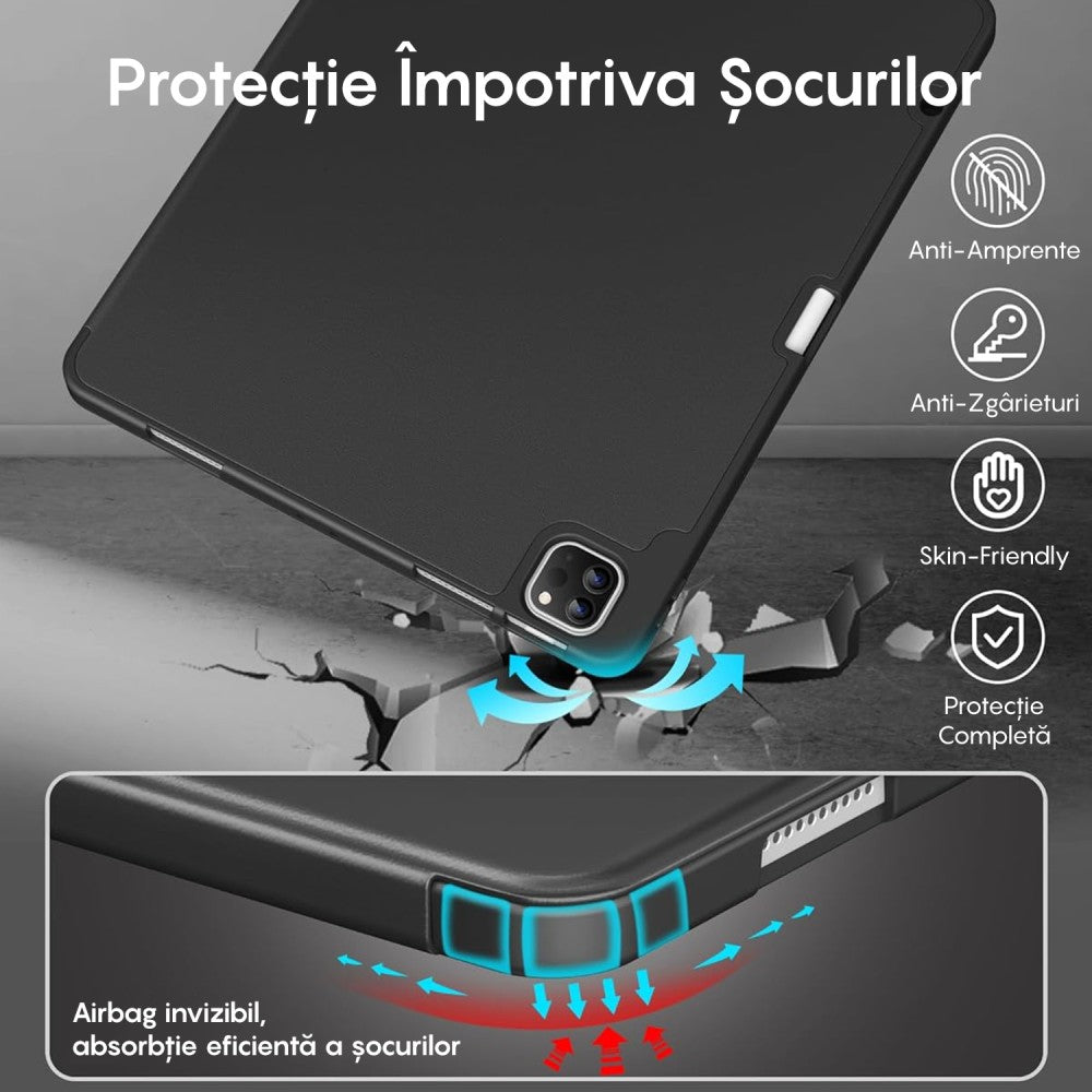 Husa MagneticX - iPad Pro 11 2022/2021/2020 11" - Negru