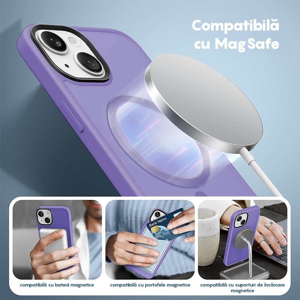 Husa MagSafe - iPhone 13 - Light Purple