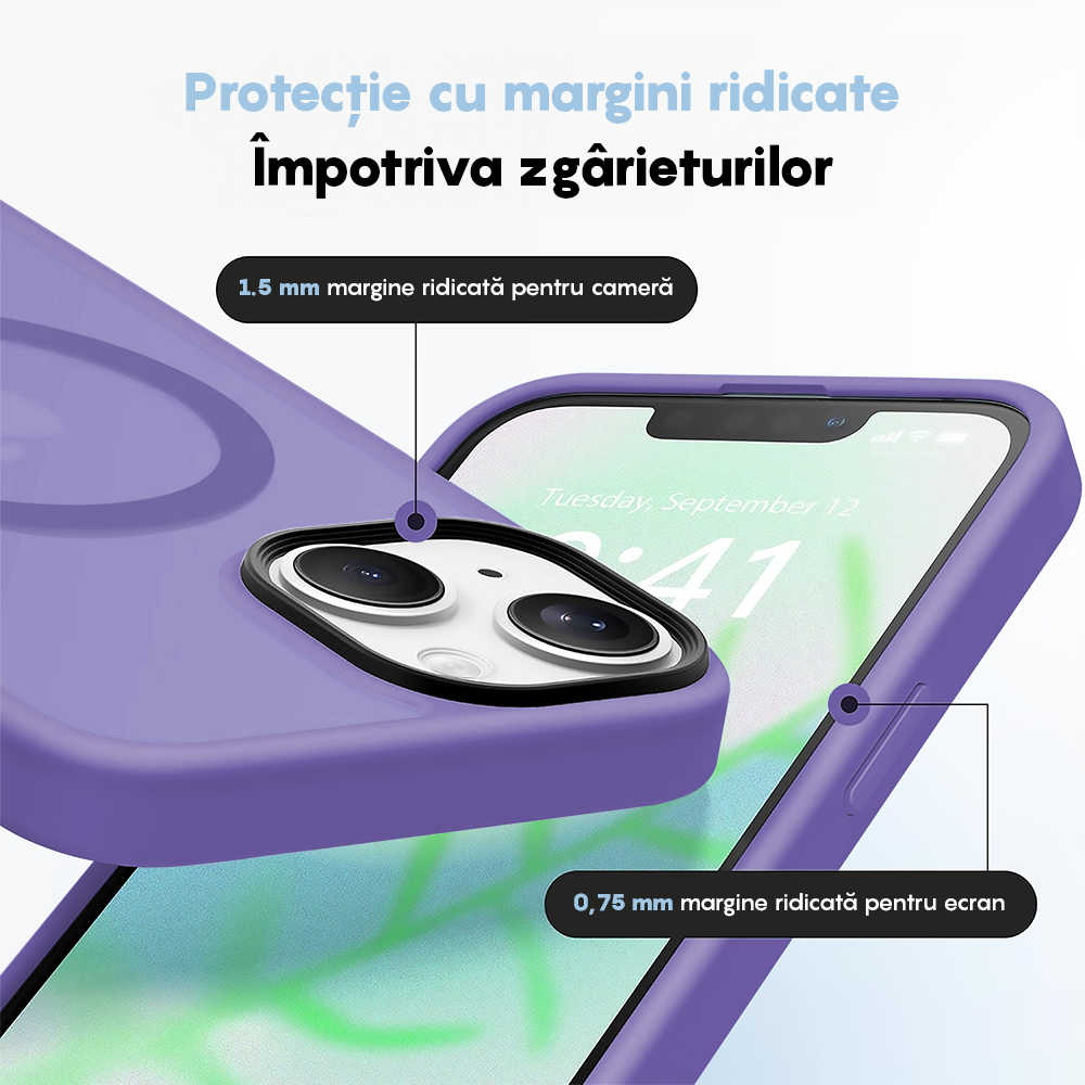 Husa MagSafe - iPhone 13 - Light Purple
