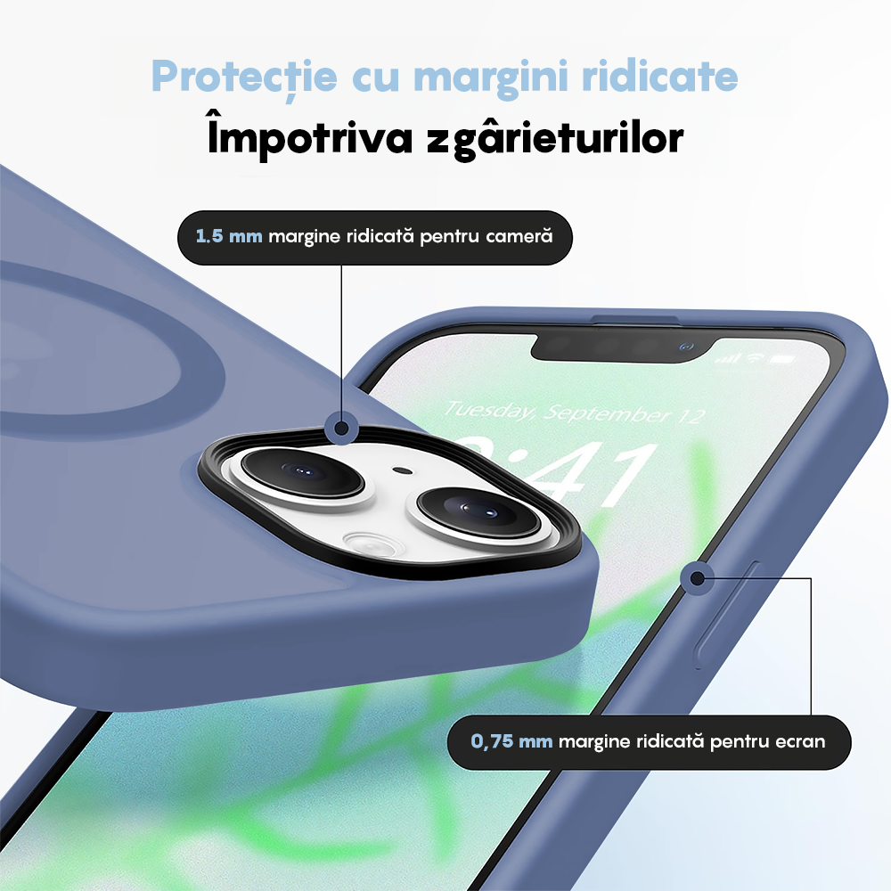 Husa MagSafe - iPhone 14 - Yuenfeng Blue