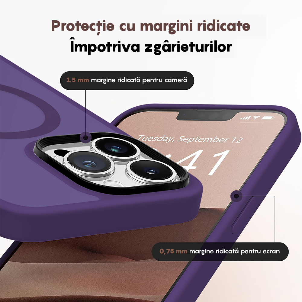 Husa MagSafe - iPhone 14 Pro - Dark Purple