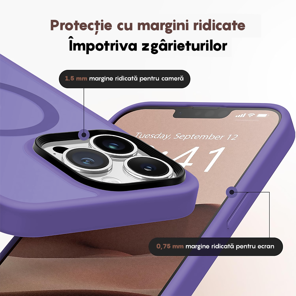 Husa MagSafe - iPhone 14 Pro - Light Purple