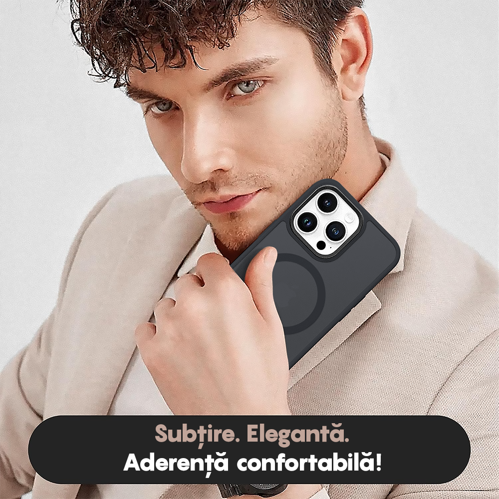 Husa MagSafe - iPhone 15 Pro - Black