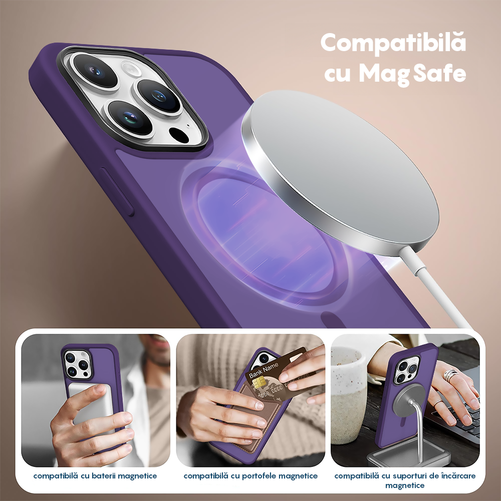 Husa MagSafe - iPhone 16 Pro - Mov