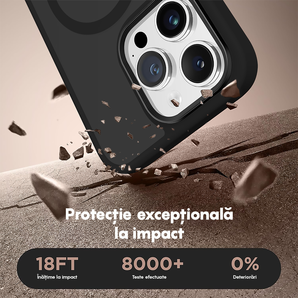 Husa MagSafe - iPhone 16 Pro Max - Negru
