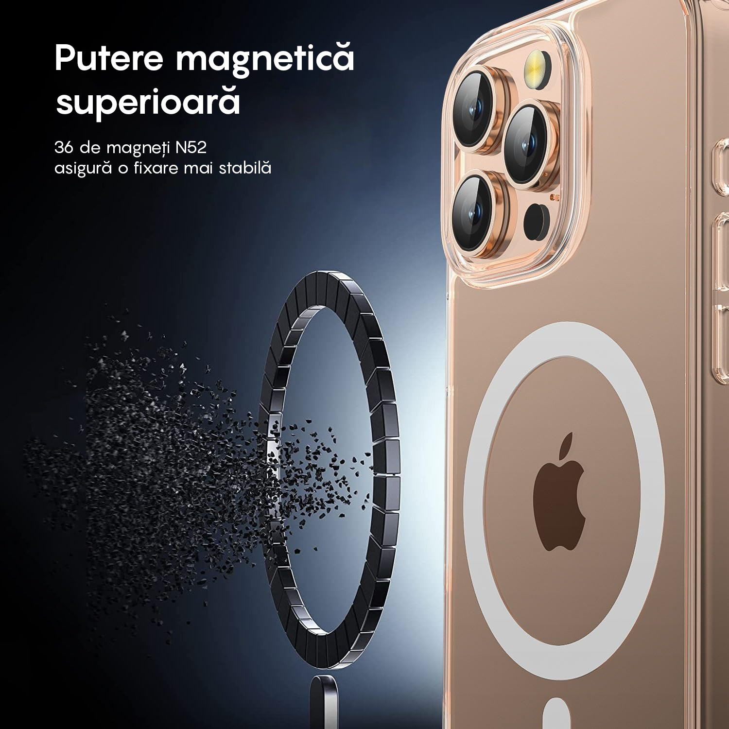 Husa MagSafe - iPhone 16 Pro Max - Clear