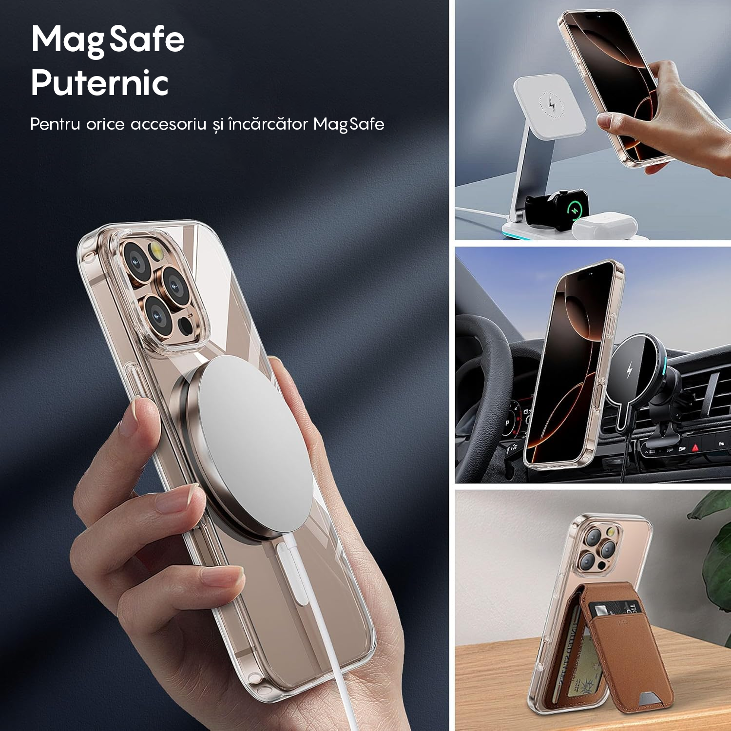Husa MagSafe - iPhone 16 Pro Max - Clear