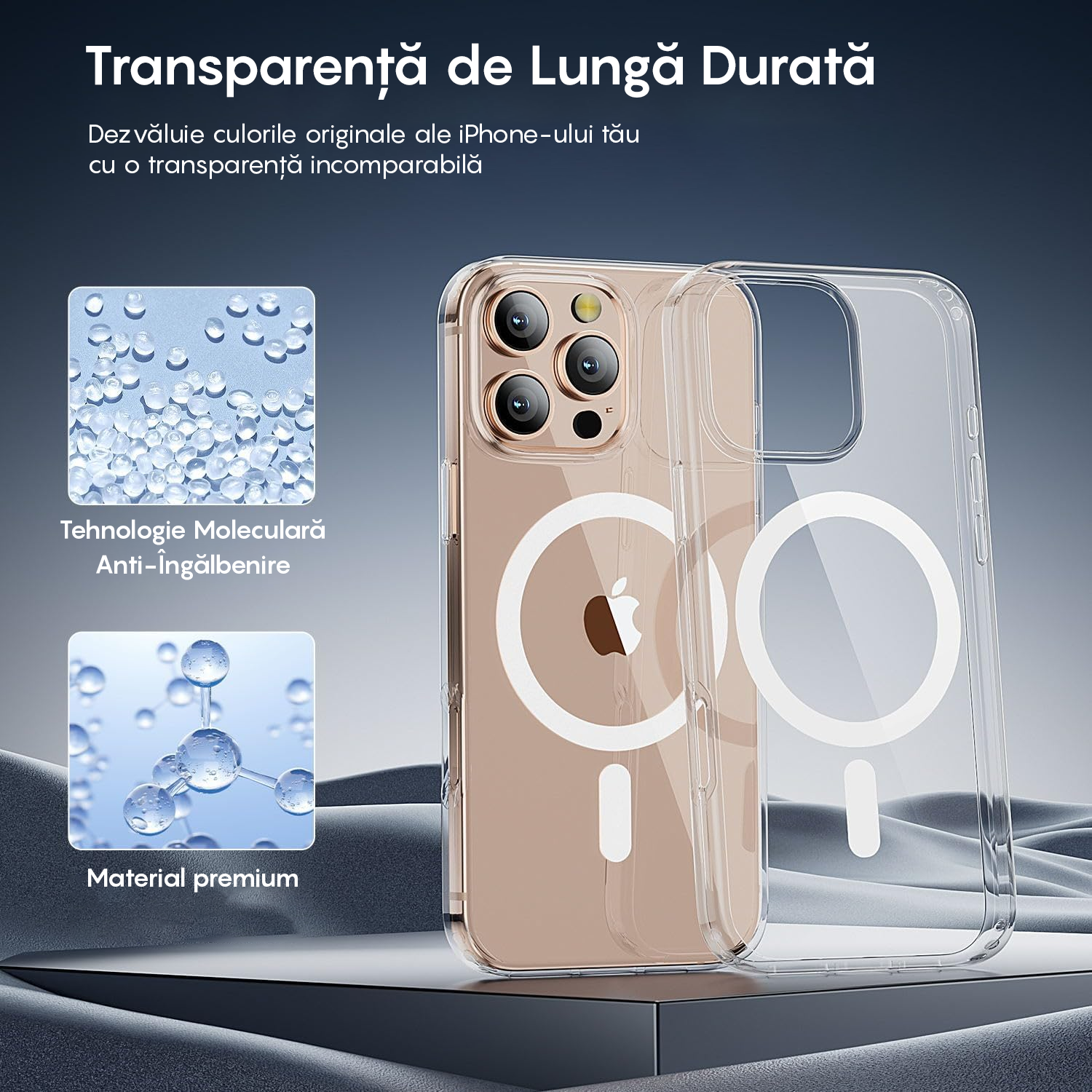 Husa MagSafe - iPhone 16 Pro Max - Clear