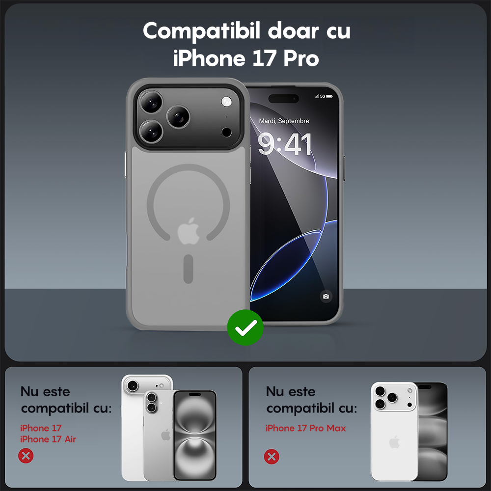 MagSafe Case - iPhone 17 Pro - Light Grey