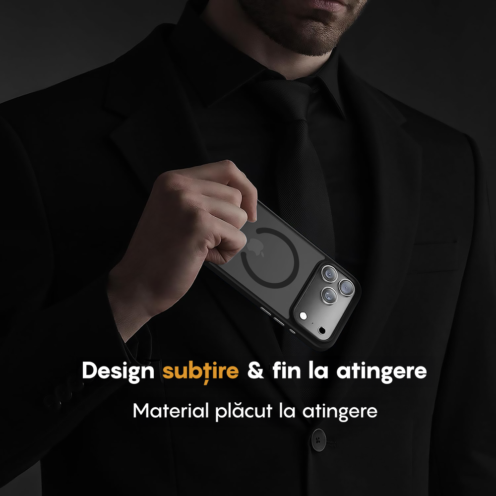 Husa MagSafe - iPhone 17 Pro Max - Negru